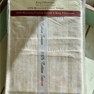 Cotton Sateen King Pillowcases